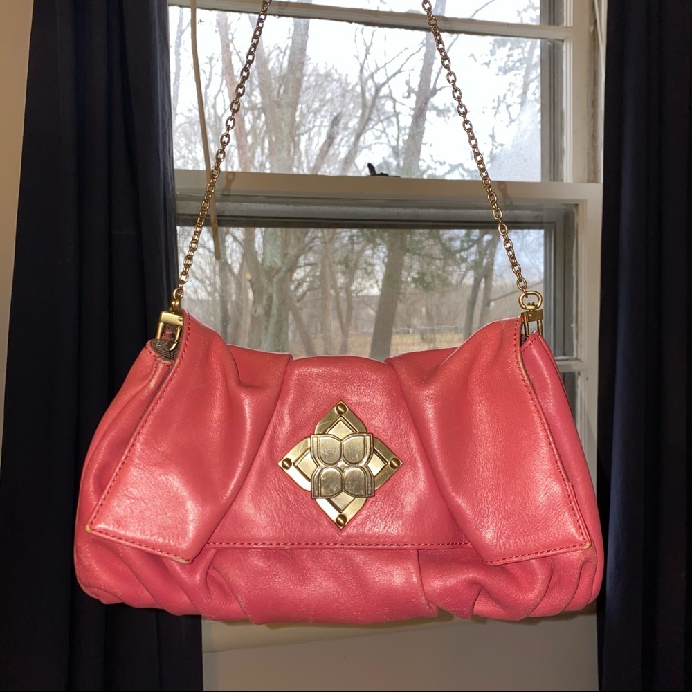 BCBGMaxazria clutch with chain